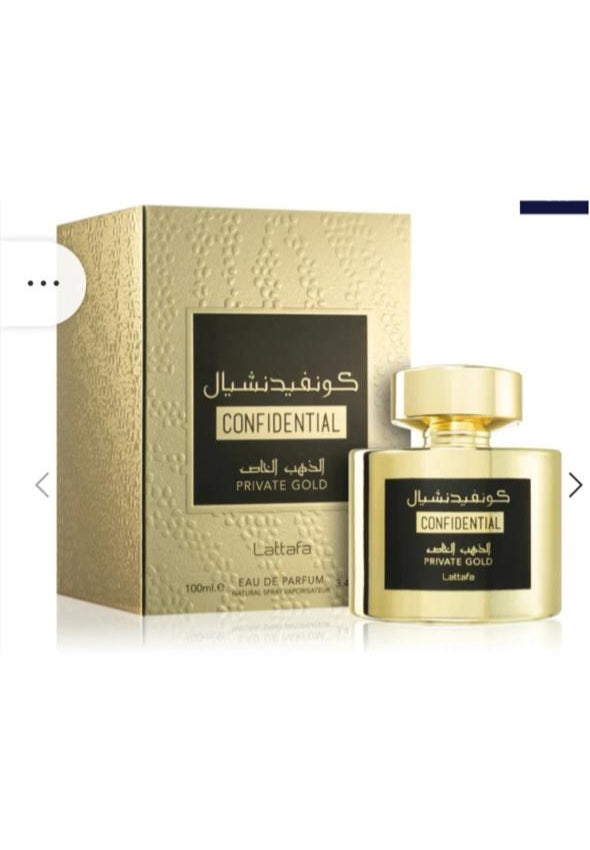 Confidential Private Gold By Lattafa Perfumes - 100ml