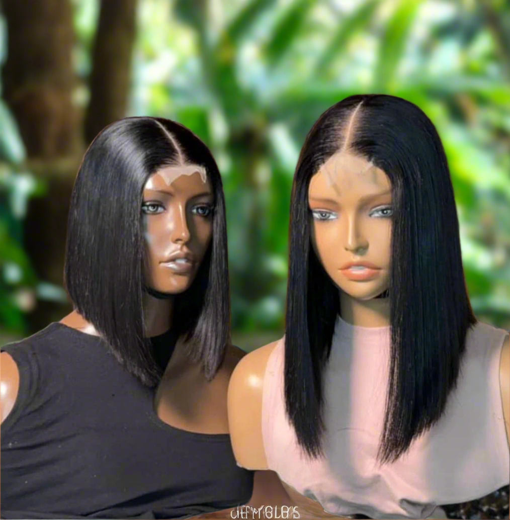 2x6 Kim K Super Double-Drawn bob Glueless