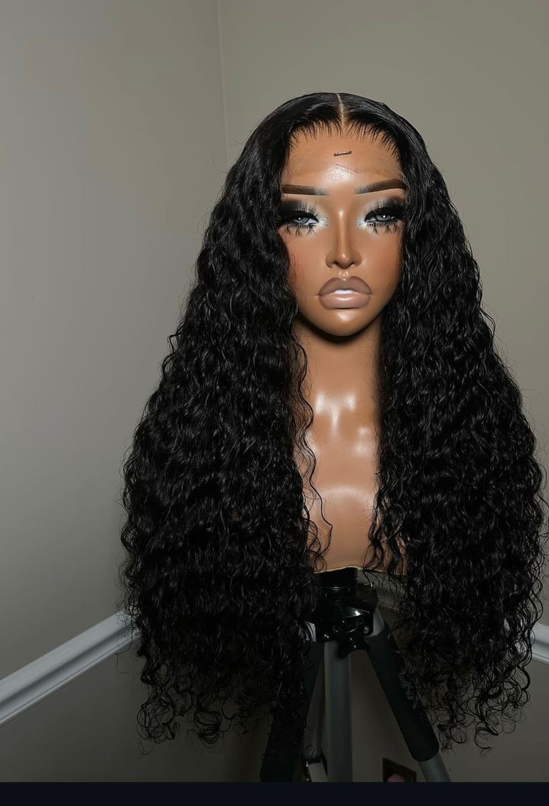 13X4 Double Drawn Curls Hair Donor