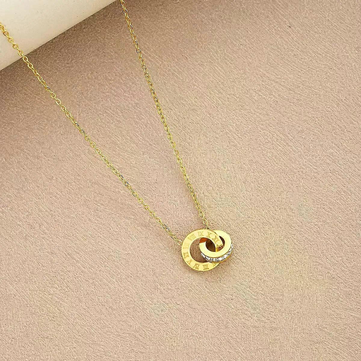 Geometrical Tandem SF47 18K Pendant