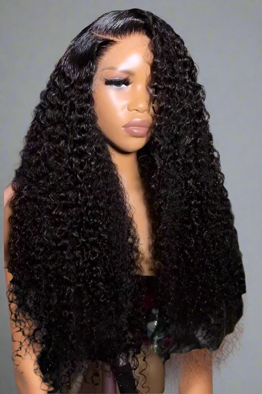 13X4 Double Drawn Curls Hair Donor