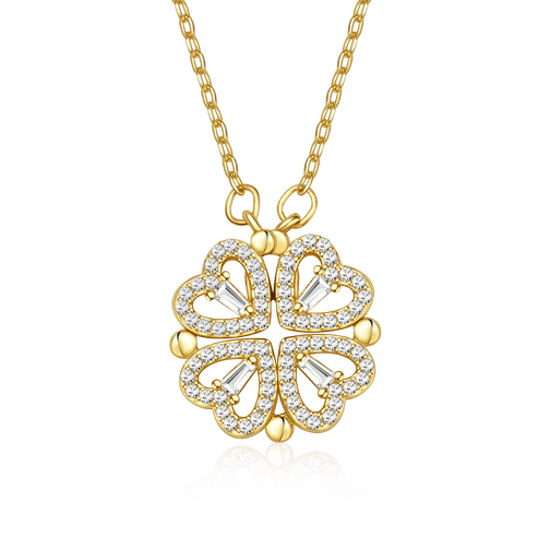 Gold Color Four leaf Clover Pendant