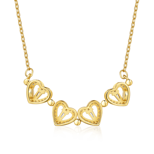Gold Color Four leaf Clover Pendant