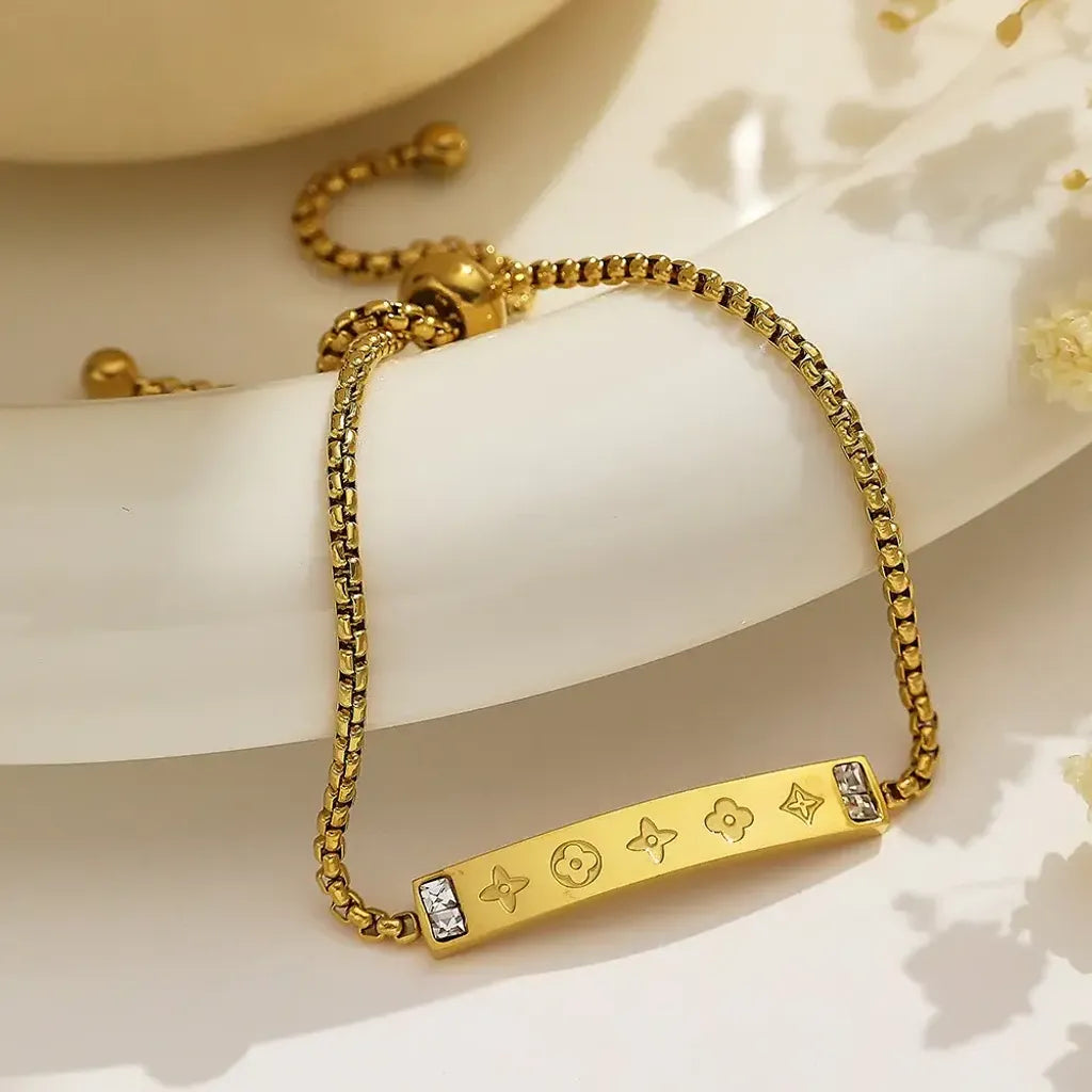 Lvie Curved Adjustable Gold 18K