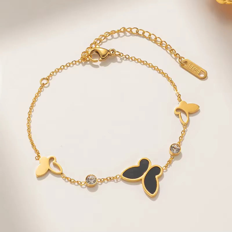Bracelet Butterfly Zircon SF248