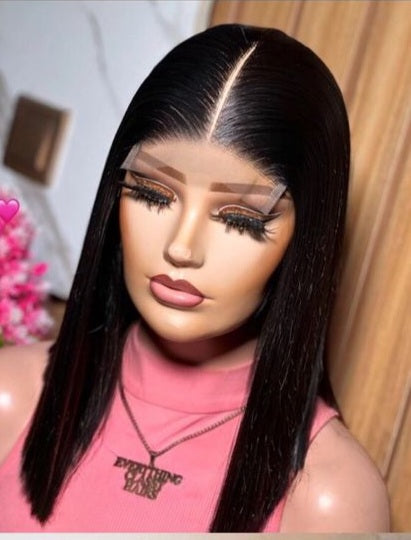 4x4 Glueless Double Drawn Straight Hair Vietnamese