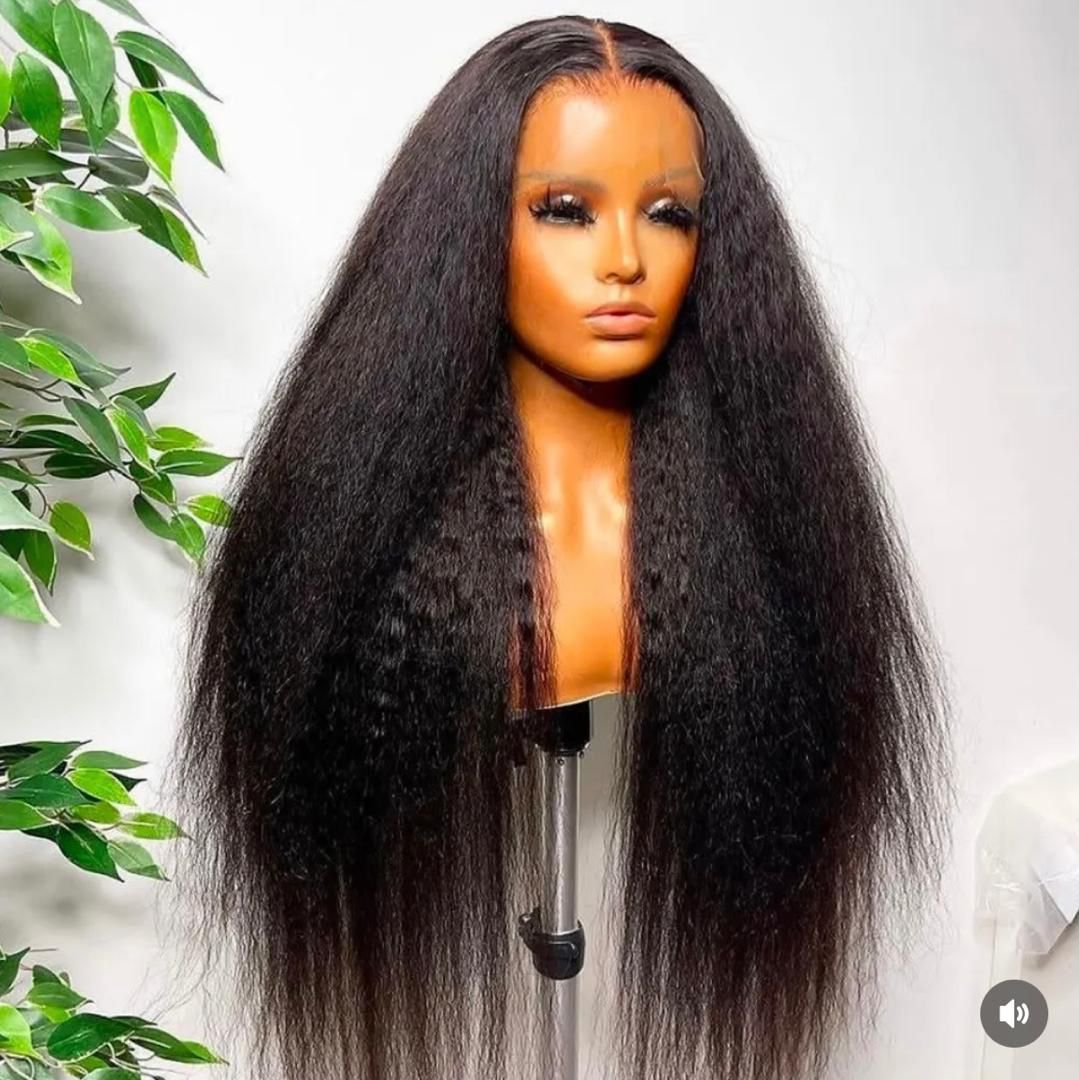 13x4 Kinky human hair Grade 13A