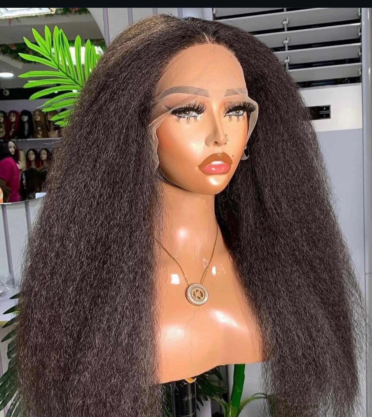 13x4 Kinky human hair Grade 13A