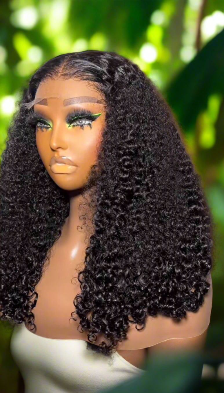 4x4 Glueless Double Drawn Italian Curls