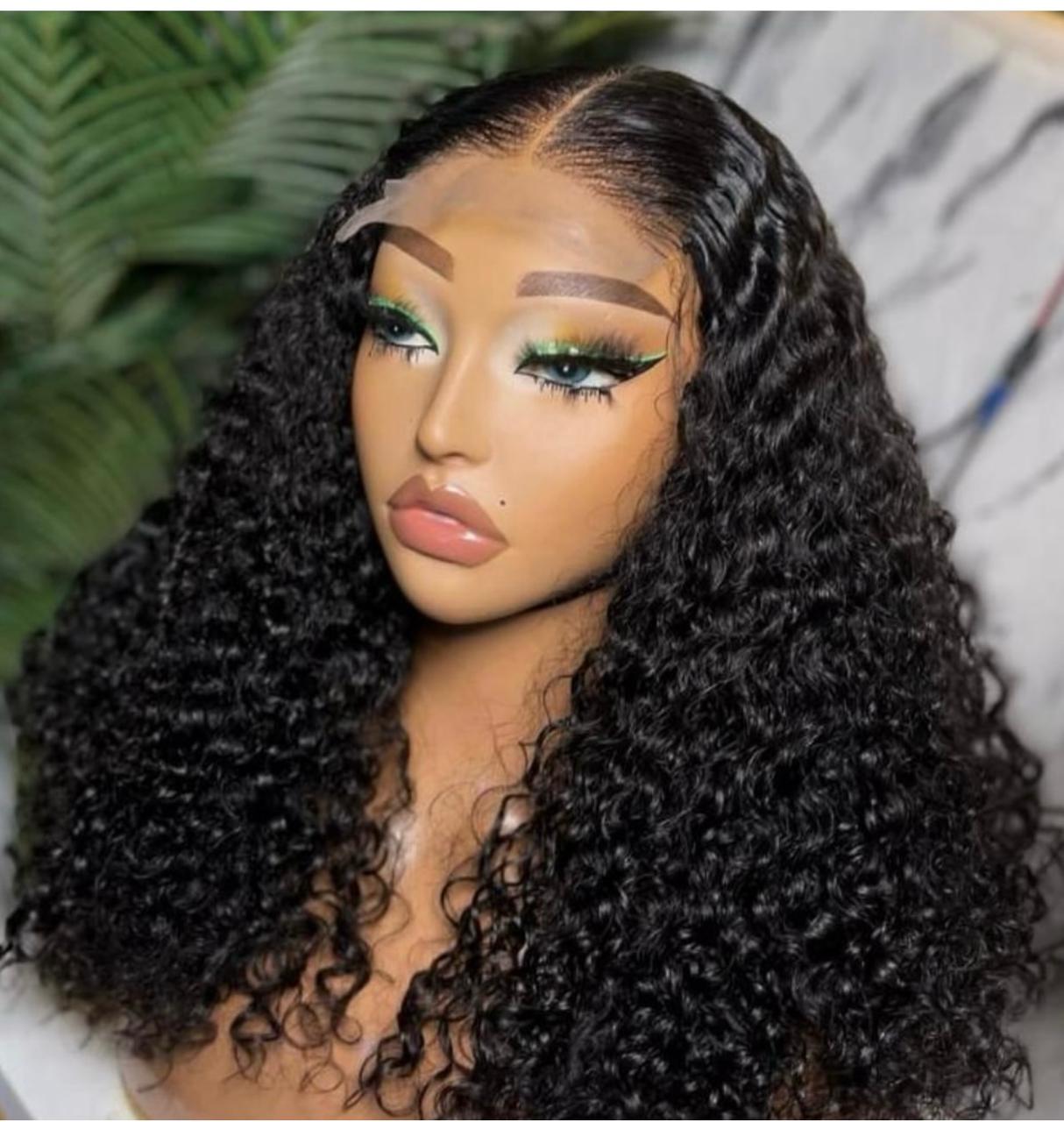 4x4 Glueless Double Drawn Italian Curls
