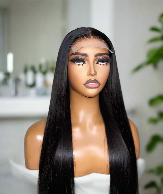 5X5 Glueless Super Double Drawn Straight Hair