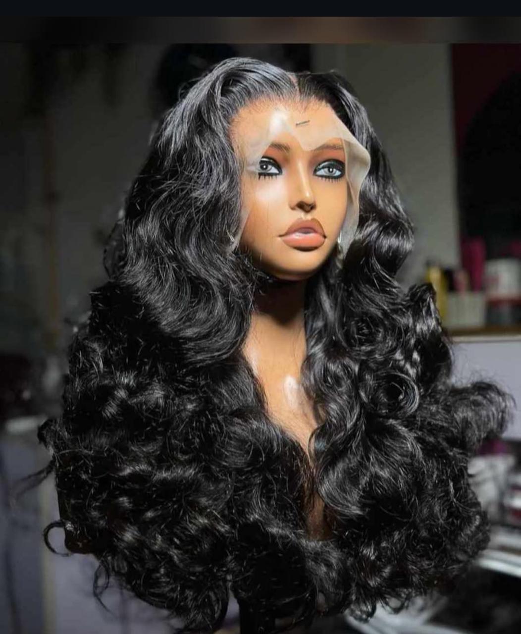 13x4 Frontal Super Double Drawn Bouncy HD Lace Hair donor