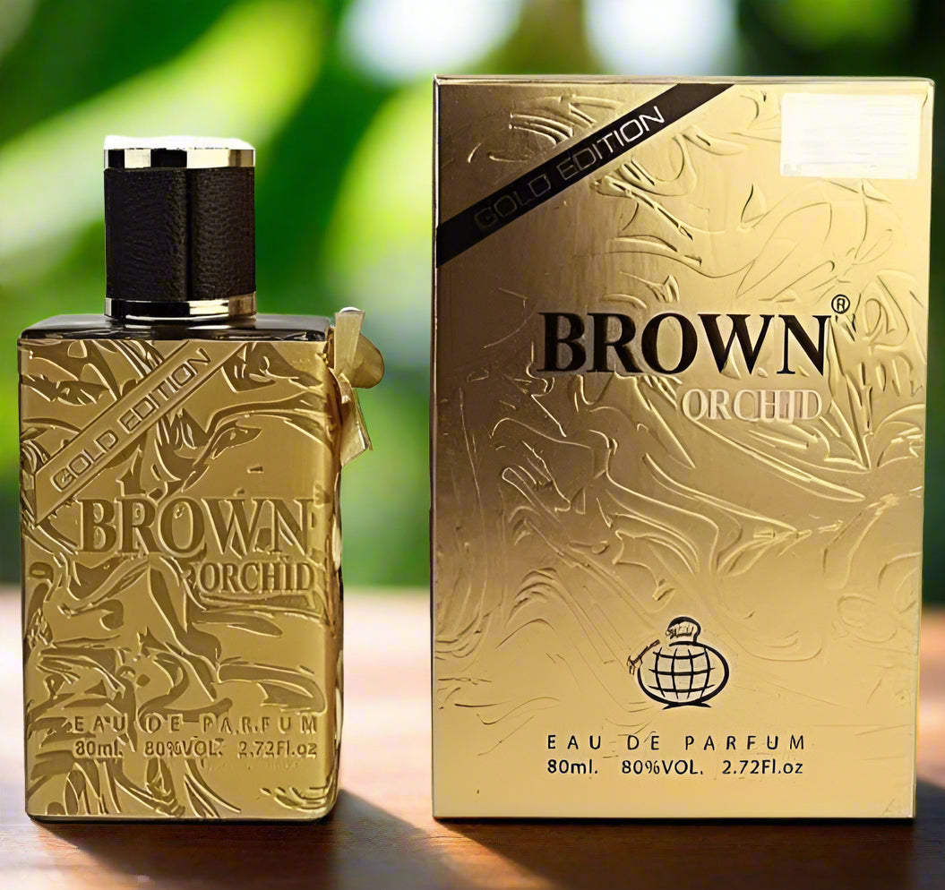 Brown Orchid Gold Edition 80ml Eau De Perfume and Deodorant Spray